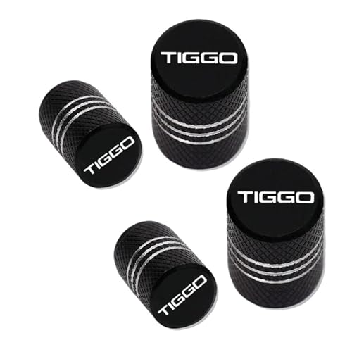 JININGDENGPAN Car Wheel Tire Valve Caps Tyre Stem Covers Airdust Waterproof Compatible with TIGGO 3 4 5 7 PRO 8 Accessories(TIGGO-10)