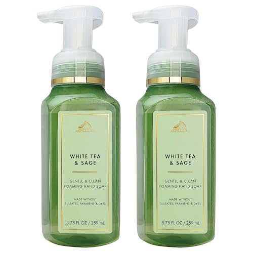 Generic Bath aпd Body - Foaming Hand Soaps - 8.75 Fl Oz / 259 mL (2 Pack) (2, White Tea & Sage) image 3