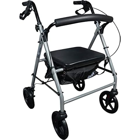 Aidapt Lightweight Rollator Walker with Bag Cover