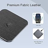 AGPTEK Wireless Charger, 15W Wireless Charging Pad for Samsung S25/S24/S23/S22/S21/S20/Z Flip 4/5, Compatible with iPhone 17/16/15/14/13/12/11/10/XR, Google Pixel 5/6/7/8, AirPods, Qi-Certified, Black - Image 3