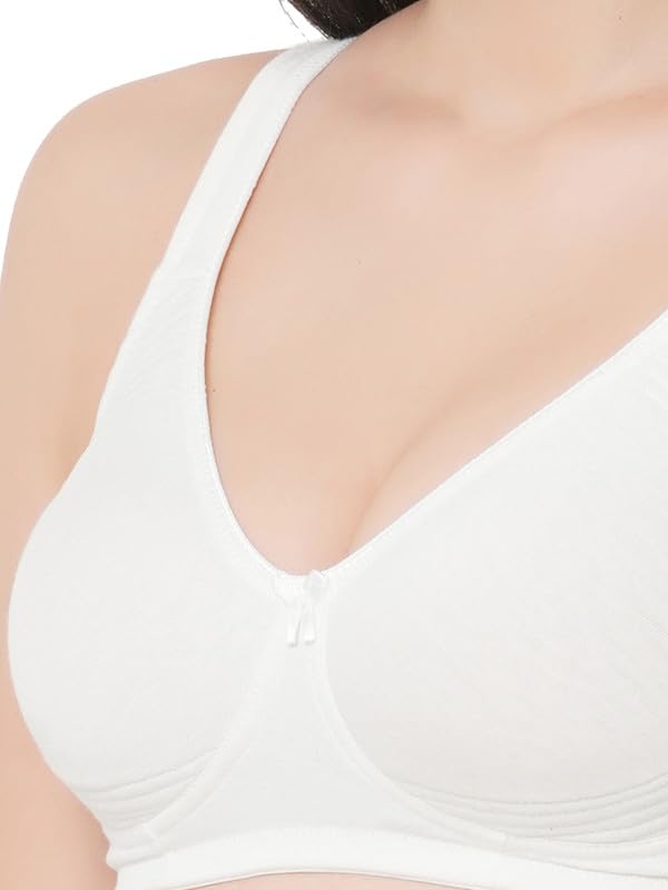 Image of Inner Sense Organic Cotton Bamboo Bra for Woman with Concentric Stitches I Full Coverage Bra for Heavy Bust with Side Support I Non Padded Innerwear with Wire-Free Design