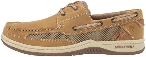 Margaritaville mens Anchor Lace Boat Shoe, Light Tan, 9.5 US | Image 7