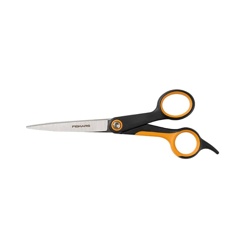 Tesoura para Tosa e Aparar Pelos de Cães e Gatos Fiskars, 17,15 cm, Orange/Black