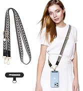 Amazon.com: MoKo Pearl Beaded Phone Wrist Strap, Universal Charm