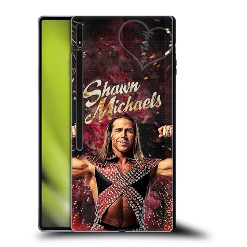Head Case Designs Officially Licensed WWE LED Image Shawn Michaels Soft Gel Case Compatible with Samsung Galaxy Tab S8 Ultra