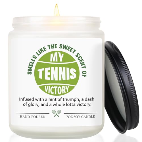 Tennis Gifts for Women Men Funny Tennis Candle Lavender Scent