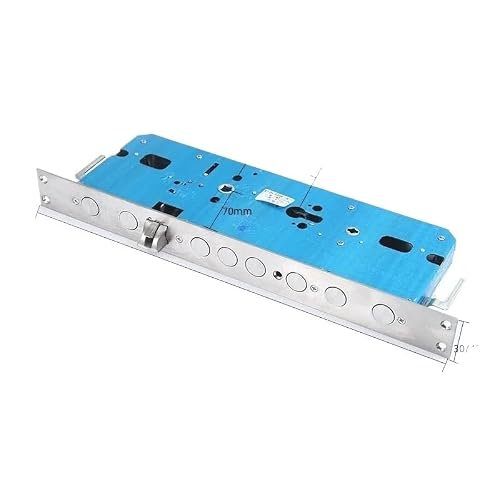 Door Lock Gearbox Lock Body Size 7068 7568 Stainless Steel for Door Case Fittings(7068-24 No Hook)