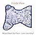 OsoCozy One Size Reusable Cloth Diaper Covers - Adjustable Snap Fit & Double Leg Gussets for Baby Boys & Girls from 8-35 Pounds - Dragon Butterflies