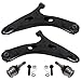 TUCAREST 4Pcs Suspension Kit (K9513 K623768 K623769) Front Lower Control Arm and Ball Joint Fit For 2019-2024 Su-baru Forester, 2018-2023 Crosstrek [# 20202FL031 20202FL021 20202FL030 20206AJ000]