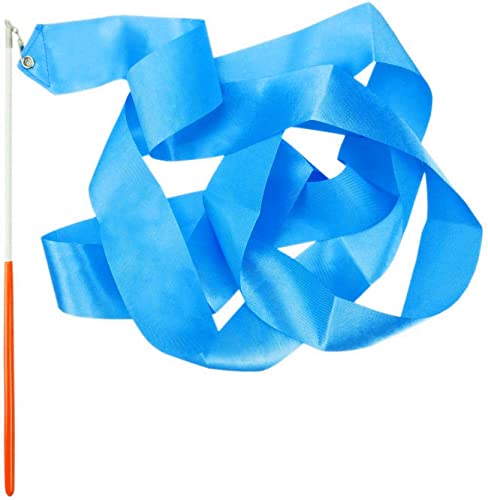 Image of Gymnastic Rhythmic Dancing Ribbon Streamer Stick (1 Piece) (Electric Blue)
