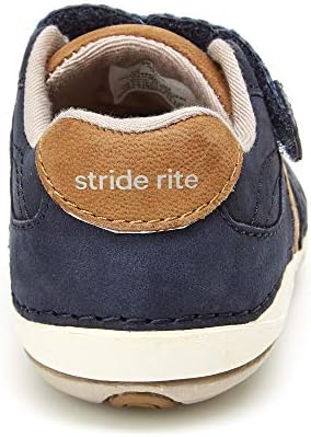 Stride Rite girls Artie Lightweight Leather Sneaker, navy, 6 W US | Image 2