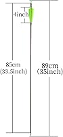Vista 2 de AMEYXGS 6/12 flechas de carbono de tiro con arco de 34 pulgadas, 400 flechas compuestas de caza con plumas de pavo de 4 pulgadas, flecha de práctica