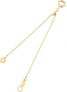 [ジュエリーショップエム] 日本製 アジャスター ネックレス チェーン 長さ調節 延長 金属アレルギー対応 レディース