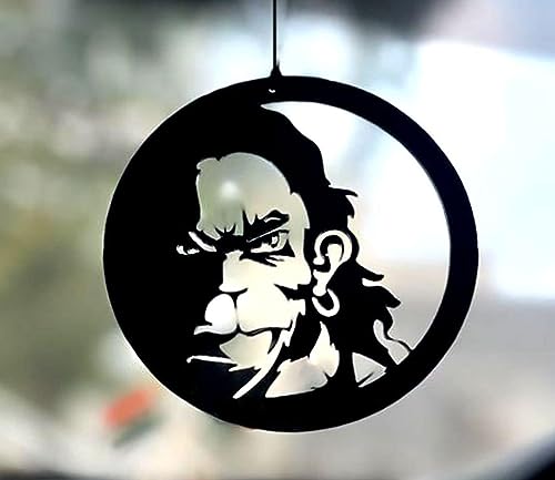 Image of Spiritual Car Hanging Accessories: Elevate Car, Home, and Office Decor with Divine God Elegance (Hanumanji 01)