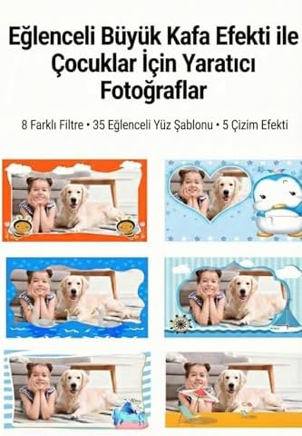 Q7 Taşınabilir Fotoğraf Yazıcı ve Kamera BUNNY, MAVİ - Görsel 4