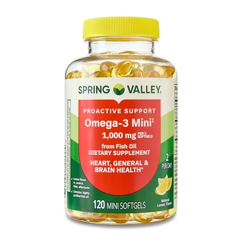Convergence Proactive Support Omega-3 Mini from Fish Oil Dietary Supplement 1000 mg 120 Count