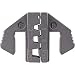 Produktbild TOOLCRAFT PLE-0F Crimp-Einsätze Aderendhülsen Quetschbereich: 6 bis 16 mm² Passend für Marke (Zangen): TOOLCRAFT PZ-500