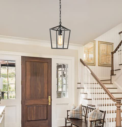 Hmvpl Farmhouse Pendant Lighting Fixture, Black Ceiling Hanging Lights Swag Chandeliers For Bedroom Kitchen Island Entryway Dining Room Hallway Table Sink #TOP4
