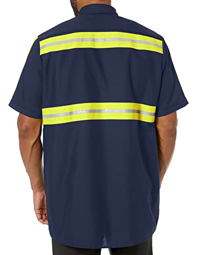 Image of Red Kap Men's Enhanced Visibility IndustrialWork Shirt