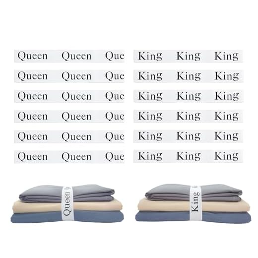 Maletnd 4 Pieces Bed Sheet Organizer Bands, Closet Organization Sheet Straps,Elastic Bed Sheet Storage Sheet Keepers, Linen Labels Bedding Bands (King)