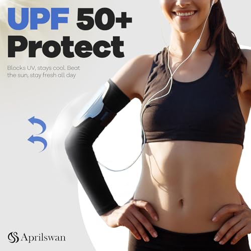 Arm Sleeves, UV Sun Protection Sports Non Slip Compression Cover for Men/Women - Image 5