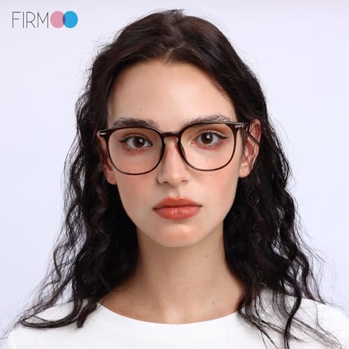 Firmoo Filtr niebieskiego światła okulary męskie damskie duże okulary UV niebieski filtr do ekranów TR90