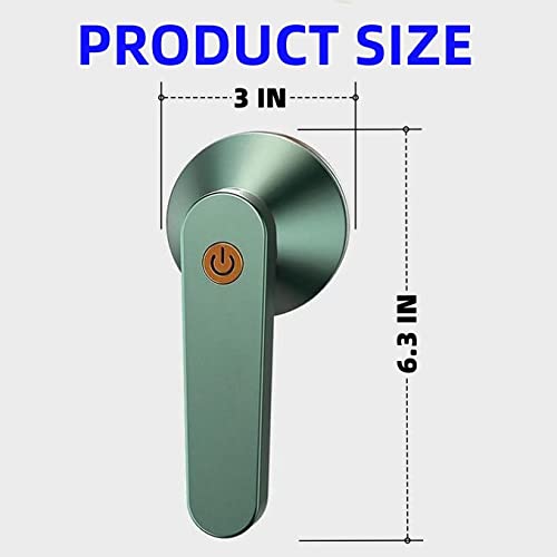 Dawusu Electric Lint Remover Rechargeable,Instantly Portable Fuzz Remover Fabric Shaver,Fabric Shaver Fuzz Remover, Sweater Shavers To Remove Pilling,With 2 Replaceable Blades (Green) #TOP5