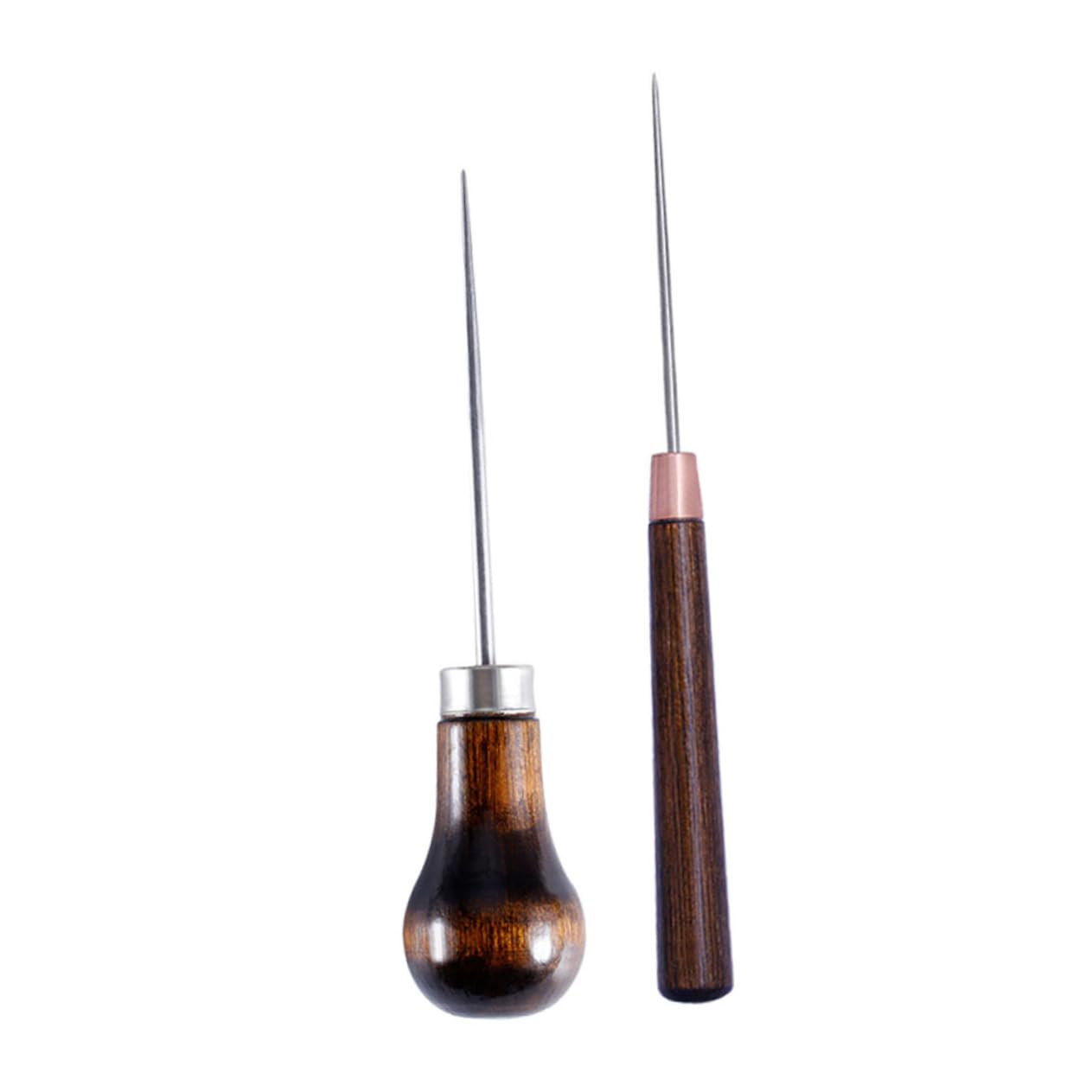 2pcs Stitching Awls Handheld Sewing Tools for Crafts Lightweight and Portable for Stitching Projects