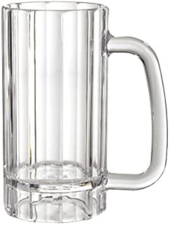 GET Shatter-Resistant Plastic Beer Mug/Stein, 20 Ounce, Polycarbonate, 00087-PC-CL-EC (Set of 4) - coolthings.us