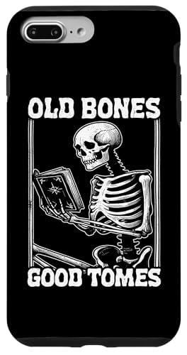 Old Bones Good Tomes Book Lover Bookworm �X�P���g���u�b�N �X�}�z�P�[�X iPhone 7 Plus/8 Plus �p