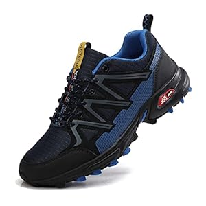 ASTERO Zapatillas Hombre Trail Deport Zapatos Azul 41