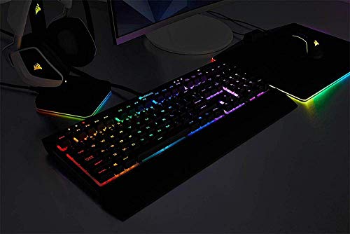 Corsair Strafe RGB MK.2 Silent Tastiera Meccanica Gaming, Cherry MX Silent, Retroilluminazione RGB Multicolore, Italiano QWERTY, Nero