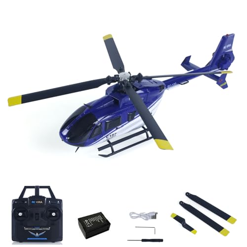 Hélicoptère télécommandé C187 EC135 modèle avion RC avec gyroscope stabilisation altitude - 2