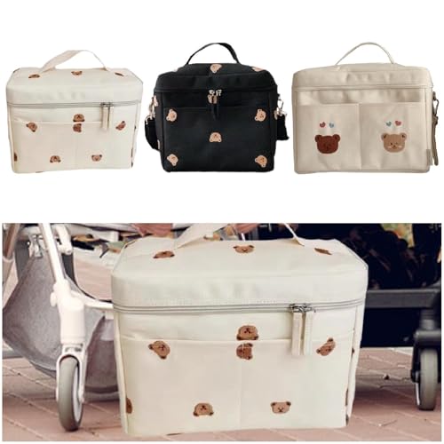Club Bollywood® Baby Diaper Stylish Storage Baby Stroller for Bottle Diaper Toys White|Baby | Strollers & Accessories |Organizers & Nets|1 Baby Baby Diaper - Image 8 thumbnail