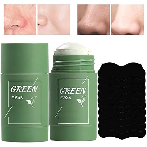 Noir Wild Green Tea Mask, Noir Wild Face Mask, Deep Cleanse Green Tea Mask, Green Tea Pore Cleansing Stick Blackhead Remover, Green Tea Purifying Clay Stick Beauty Skin Mask Green Tea Mask (1) Cover