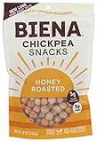Biena Honey Roasted Flavored Chickpea Snacks, Gluten Free, Non GMO, 5 Ounces (Pack Of 8)