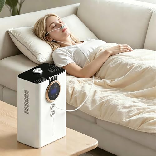 Gas Hydrogen Inhalation Machine 99.99% High Purity H2 Hydrogen Inhaler SPE/PEM Technology 6 Hours Timer Adjustable Flow Rate 600ml/min