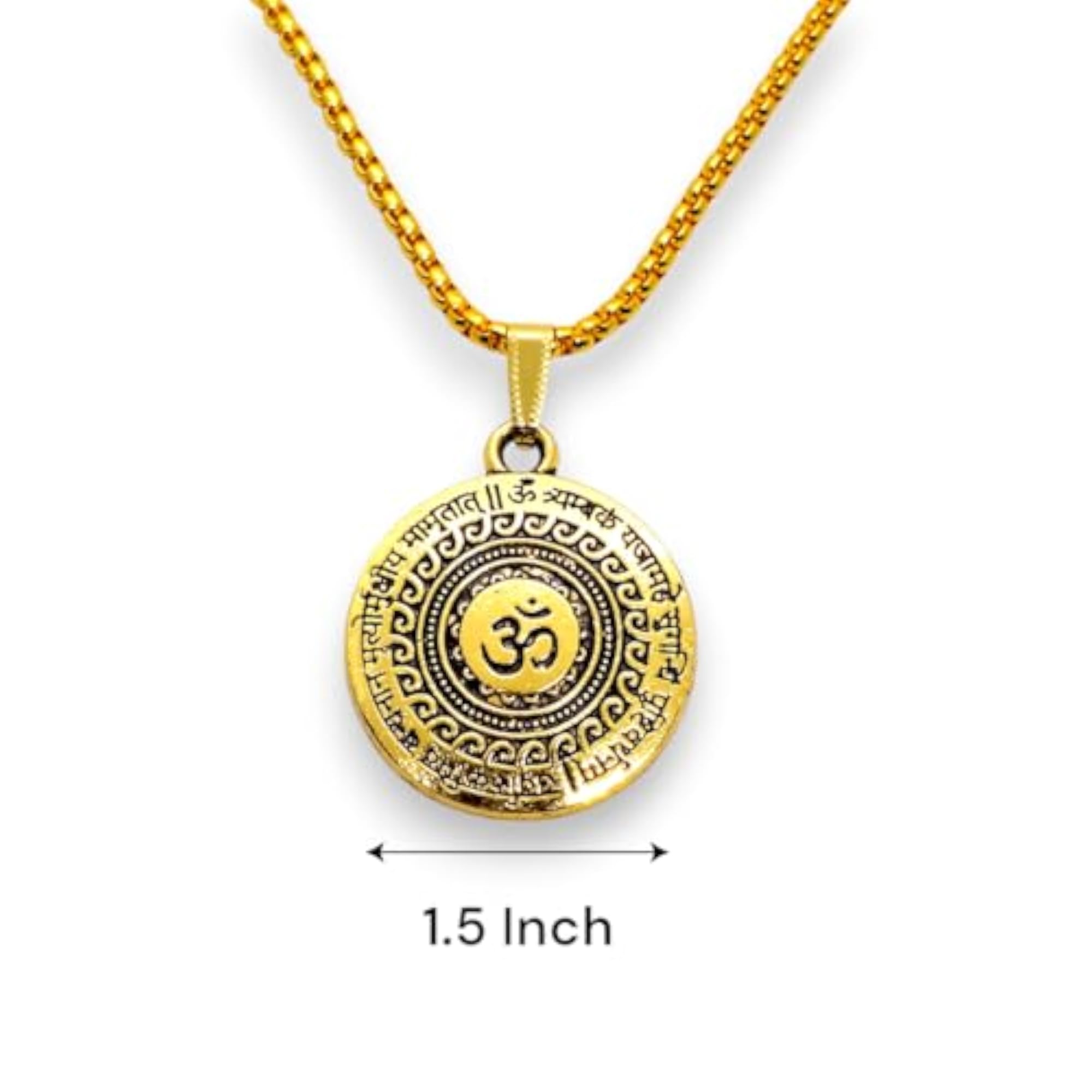 Lord Maha Mrityunjaya Locket Pendant, Unisex