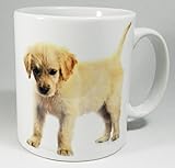 cute mug designs tumblr Beautiful Golden Retriever Puppy Mug. The image is printed on both sides of the mug.
