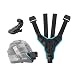 TELESIN Helmet Chin Mount, Motorcycle Helmet Strap for GoPro Hero (2018) Hero 7 Black/White/Gray, Hero 6 Hero 5 Black Hero 4/3+/LCD Session Fusion, 360 Camera, AKASO, Campark, Polaroid, Lite, APEMAN