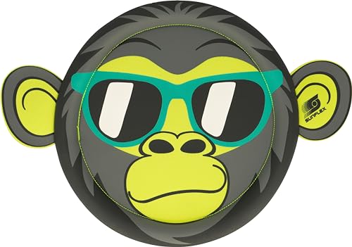 Sunflex® Flying Monkey Wurfscheibe | Tierwurfscheibe AFFE | griffige & leichte Neopren Flugscheibe für den Strand & den Park | perfekt für Kinder & Familie & Anfänger | Toy Spielzeug | Wurfgerät