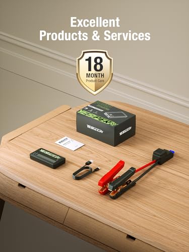 Image of YESPER 12V Portable Car Jump Starter 1500A Motorcycle Battery Jump Pack