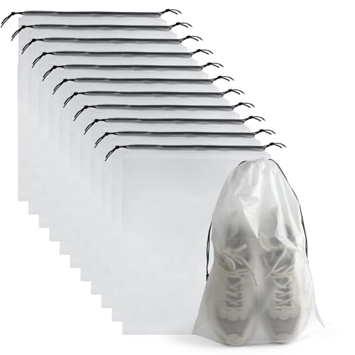 Lot de 12 Sacs à Chaussures de Voyage PLULON...