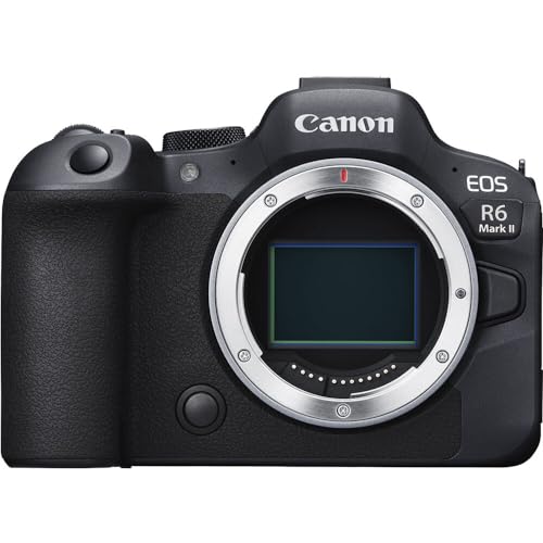 Canon EOS R6 Mark II Full Frame Mirrorless Camera Body with RF 24-105mm F4 L is USM Lens 5666C011 Bundle with Deco Gear Photography Bag + Microphone + Monopod + Software & Accessories Kit