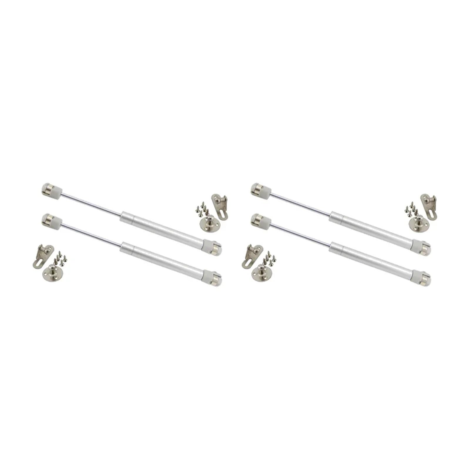 HEXHUASR 6PCS 80N/100N/120N Furniture Hinges Stay Soft Close Open 2pcs Hydraulic Furniture Door Lift Support Silent for Kitchen Cupboard(4PCS,100N)