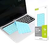 VFENG Ultra Thin Soft Silicone Keyboard Skin for 2016 2017 2018 2019+ MacBook Pro 15 Inch with Touch