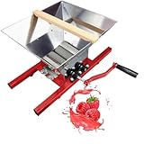 INDISPENSABLE POUR FAIRE VOTRE PROPRE CIDRE DE POMMES - Fonctionne à merveille pour broyer les pommes et les presser afin d'en faire du cidre. La pulpe de pomme obtenue est composée de morceaux de pomme d'environ 6 mm de diamètre. Elle s'extrait facilement du jus sans que la pulpe ne se retrouve dans le cidre.