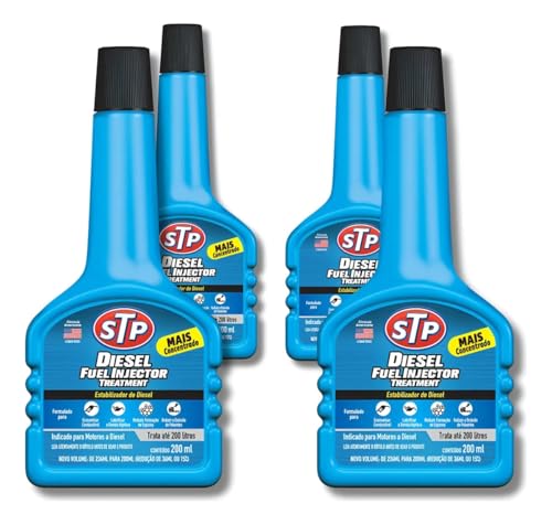 Kit 4 STP Aditivo Diesel Fuel Injector Treatment Limpa Bico Injetor