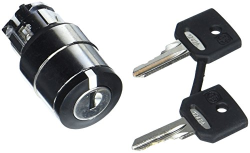 Sélecteur rotatif à clé 2 positions fixes bouton commande serrure 1242A - 2