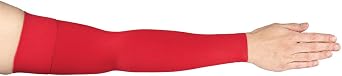 Lymphedivas Red Medical Graduated Compression Arm Sleeve for Lymphedema